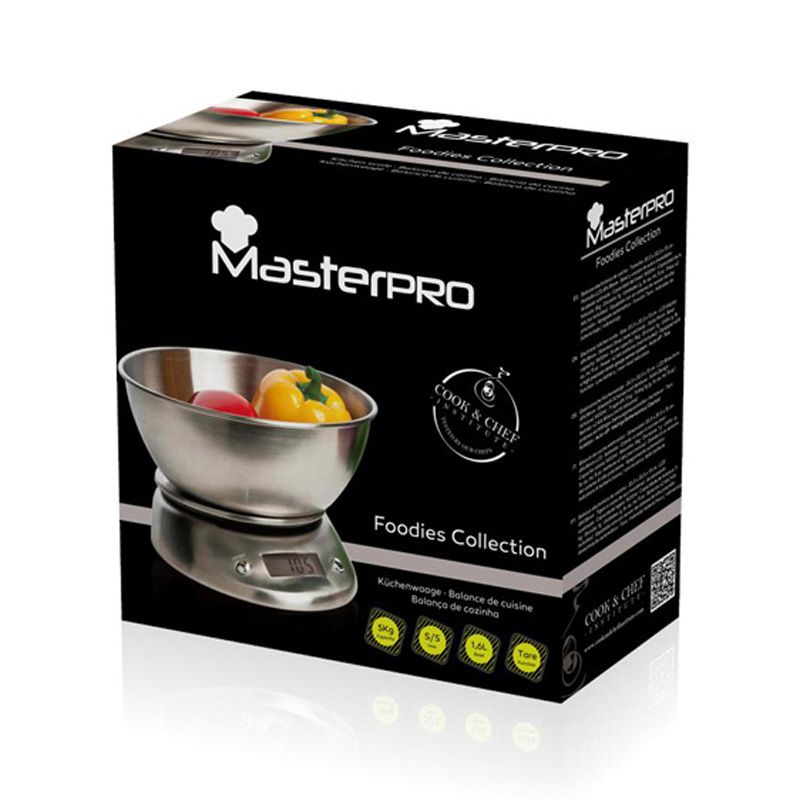07422.4-1.jpg Masterpro Elektronische Keukenweegschaal RVS - 5kg
