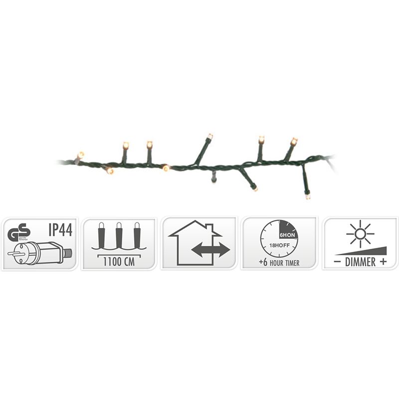 30592.0-2.jpg Micro Cluster 560 LED - 11m - met timer en dimmer - extra warm wit