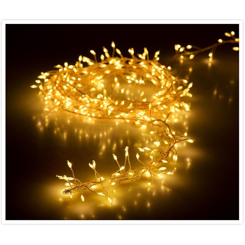 31967.8-3.jpg Zilverdraad - cluster - 480LED - warm wit