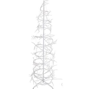 Kerstboom spiraal 150cm - 360 LED - wit