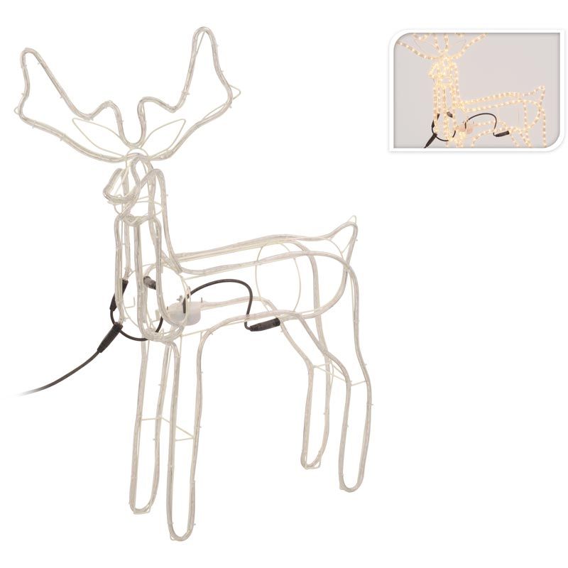 76433.2-1.jpg Slangverlichting Rendier - 90cm