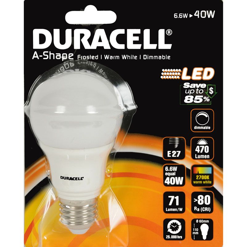 ds01463-1.jpg Duracell Dimbare LED-lamp 6,6W
