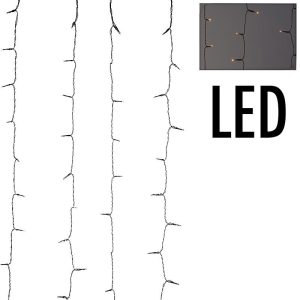Gordijnverlichting - 480LED - 225x300cm - warm wit