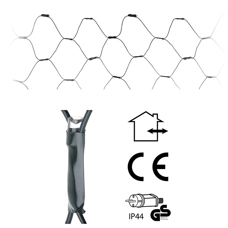 ds25921-2.jpg Netverlichting 320 LED's - 300x150cm - warm wit - groen snoer