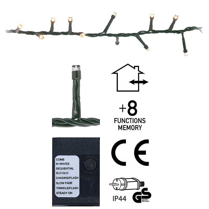 ds25996-2.jpg Micro Cluster 800 LED's -16 meter - extra warm wit - 8 functies + geheugen