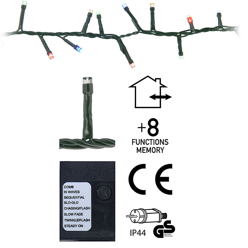 ds26000-2.jpg Micro Cluster - 700 LED - 14 meter - multicolor - 8 functies + geheugen