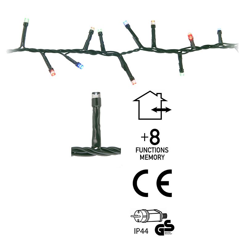 ds26002-2.jpg Micro Cluster - 1000 LED - 20 meter - multicolor - 8 functies