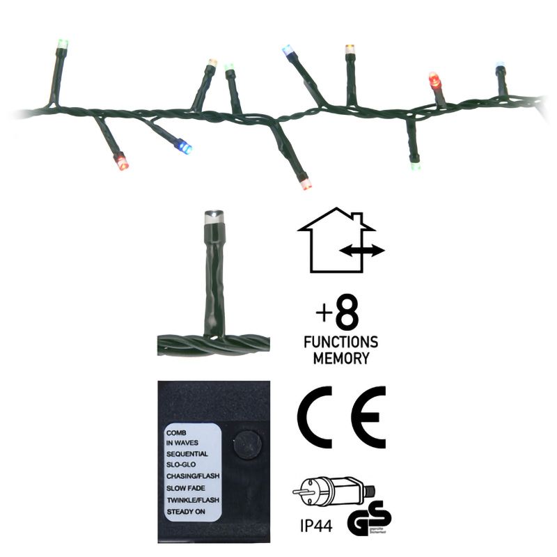 ds26003-2.jpg Micro Cluster - 1200 LED - 24 meter - multicolor - 8 functies + geheugen