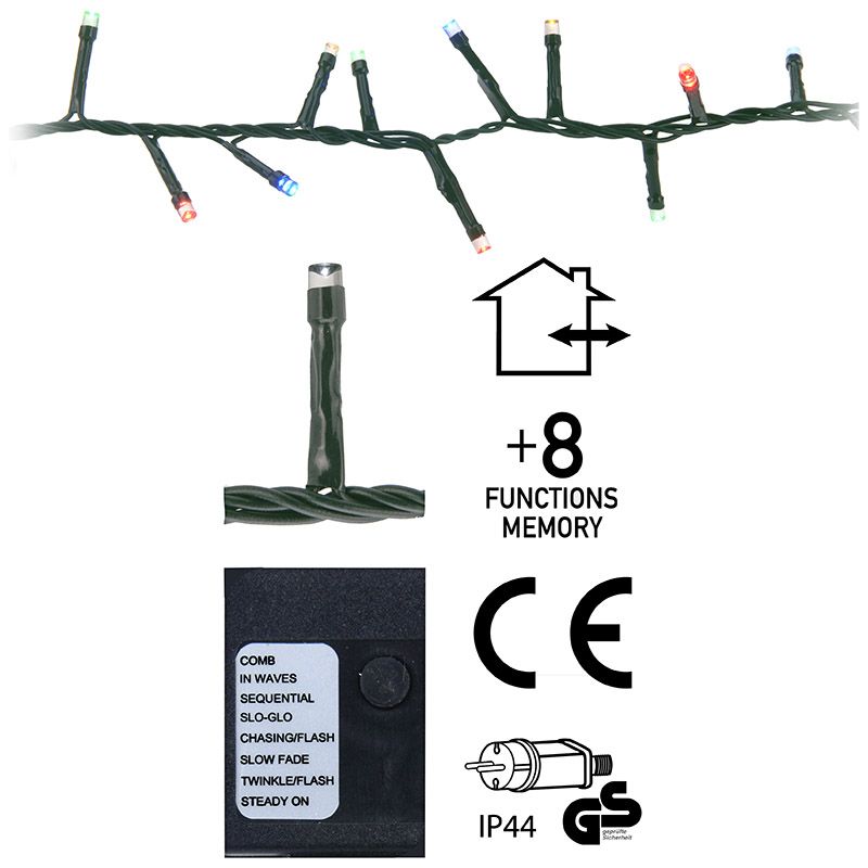 ds26153-2.jpg Micro Cluster - 560 LED's -11 meter - multicolor - 8 functies + geheugen