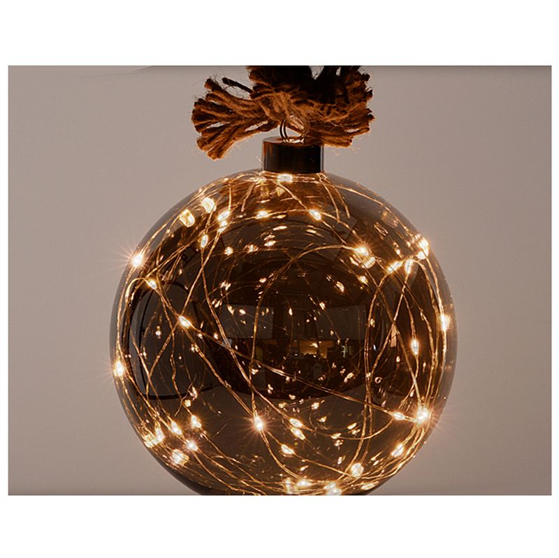 ds27044-3.jpg Glazen bal met 30 LED's - 15cm - jute touw 100cm