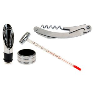 Wijnset (4 delig) in luxe doos