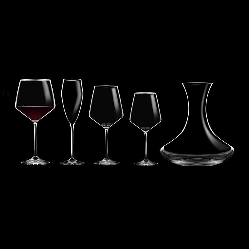 ds43197-6.jpg Masterpro Rode Wijnglazen 720ml - Kristalglas - 2 stuks