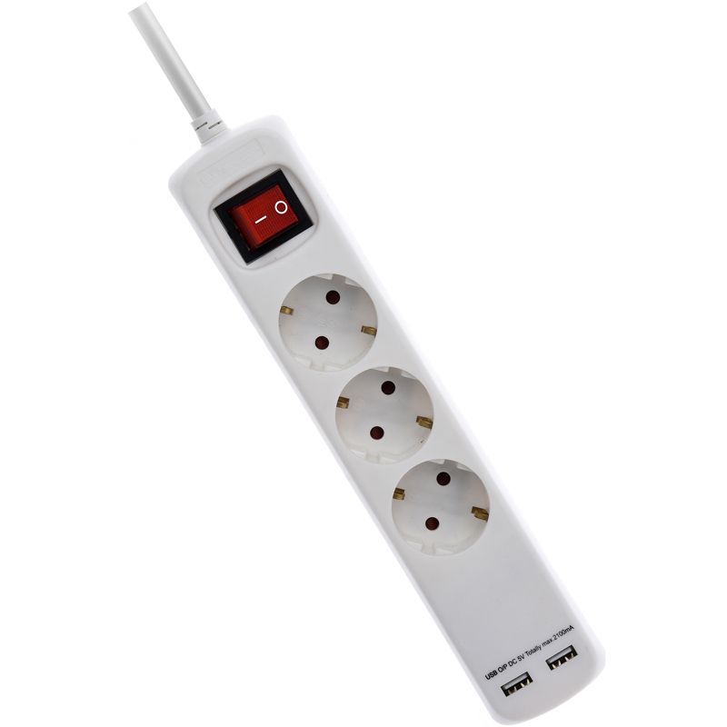 ds64498-2.jpg Stekkerdoos 3V - RA - 2x USB - 1.40m - 3x1.5mm