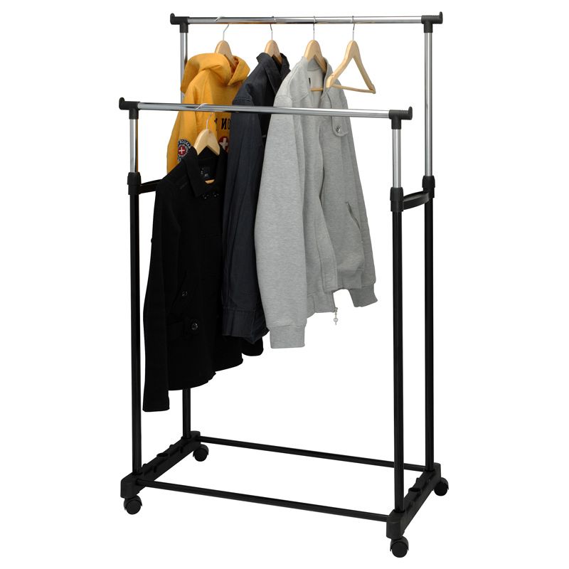 ds72259-3.jpg Mobiel dubbel kledingrek - 86x42x170