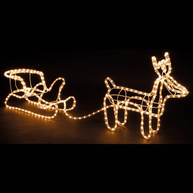 ds97891-1_1.jpg 3D Rendier met Slee lichtslang - 324 Lampjes